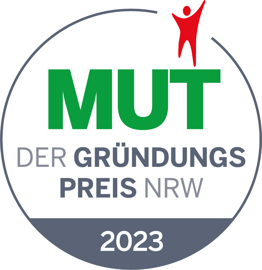 Pokal des GRÜNDERPREIS NRW 2020