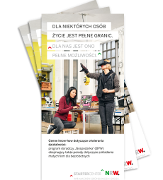 Cover des Beratungs-Flyers auf Polnisch